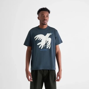 Dedicated T-Shirt Stockholm The Phoenix Bird Navy from UP TO DO GOOD