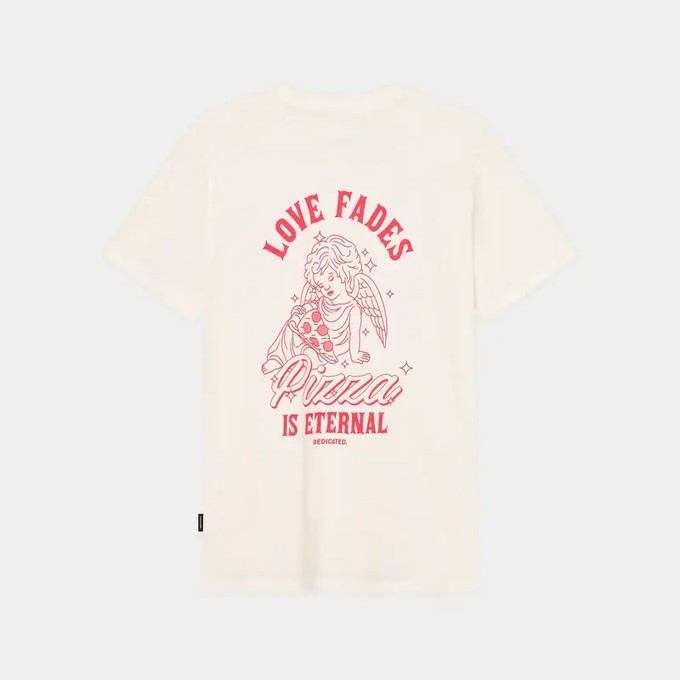 Dedicated T-Shirt Stockholm Eternal Pizza Off-White from UP TO DO GOOD