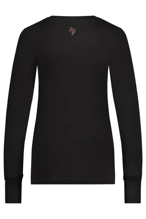 Karuna OM Yoga Langarmshirt – Onyx Black from Urban Goddess