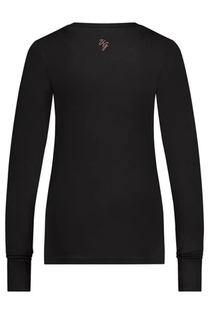 Karuna OM Yoga Langarmshirt – Onyx Black from Urban Goddess