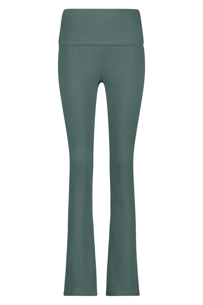 Pranafied Flared Yoga-Hose- Forest from Urban Goddess
