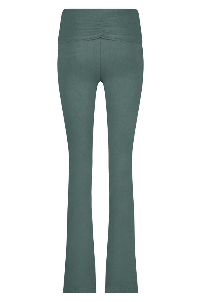 Pranafied Flared Yoga-Hose- Forest from Urban Goddess