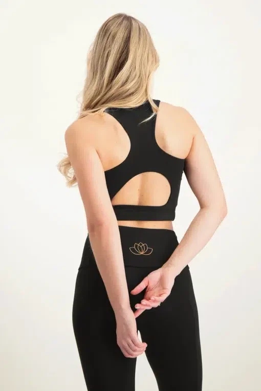 Anjea Yoga Sport BH – Onyx Black from Urban Goddess