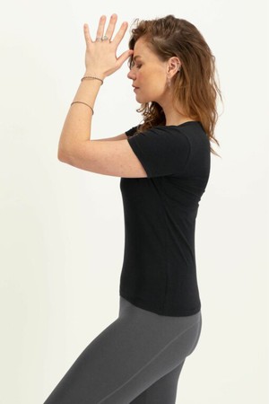 Luna Yoga Tee – Urban Black from Urban Goddess Luna Yoga Tee – Urban Black from Urban Goddess