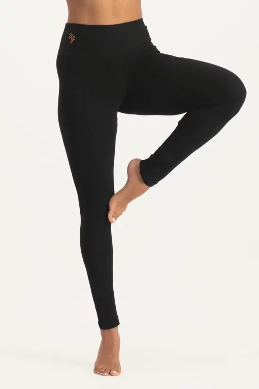 Bhaktified Yoga Legging – Onyx Black from Urban Goddess