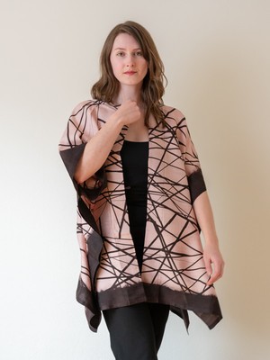 Organic Silk Kimono- Lattice from Urban Medley