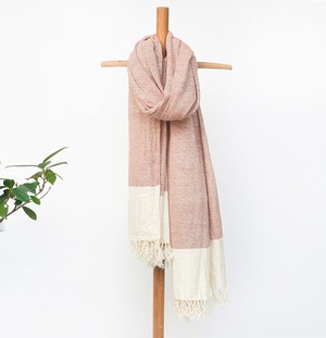 Organic Red Cotton Scarf from Urban Medley
