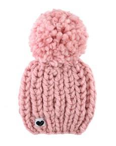 Ribbed PomPom Beanie - Pink via Urbankissed