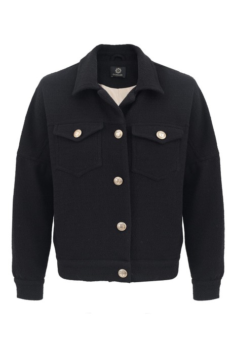 Entelier Tweed Jacket Black from Urbankissed