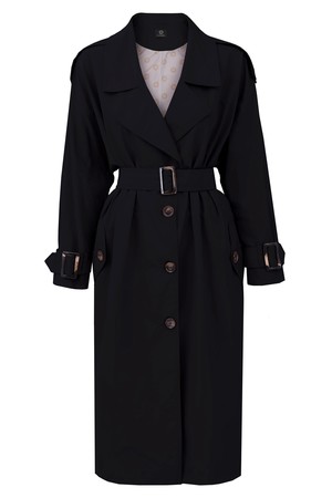 Oversize Trench Coat Black from Urbankissed