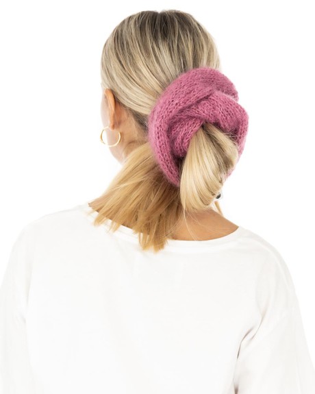 XL Mohair Scrunchie - Rouge from Urbankissed