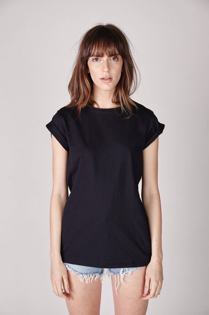 The Alisha - Boyfriend T-Shirt Black from Urbankissed