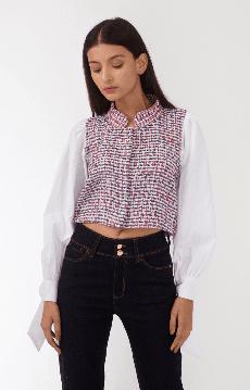 Handwoven Crop Top Shirt van Urbankissed