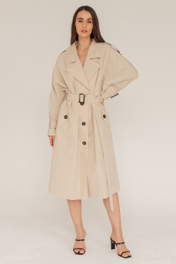 Oversize Trench Coat Beige from Urbankissed