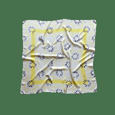 Silk Scarf - Blue & Yellow via Urbankissed