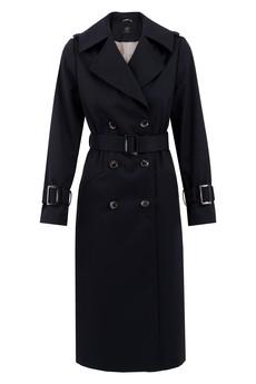 Trench Coat Navy Blue via Urbankissed