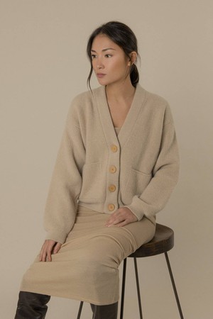 Emily - Alpaca-wool Blend Cardigan from Urbankissed