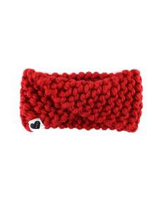 Twisted Knitted Headband - Red van Urbankissed