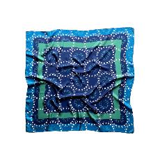 Silk Scarf - Blue - Delphi via Urbankissed