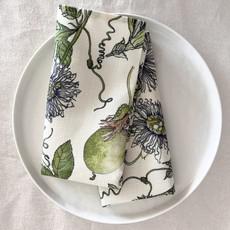 Floral Cloth Napkins (Set of 2) - Passionfruit van Urbankissed