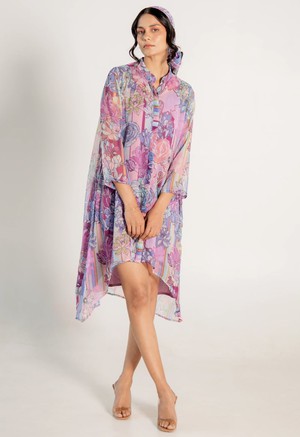 Chiffon Shirt Dress from Urbankissed