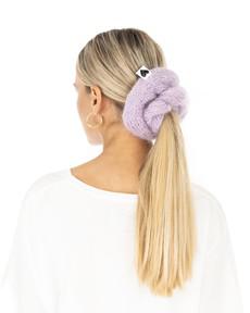 XL Mohair Scrunchie - Lilac van Urbankissed