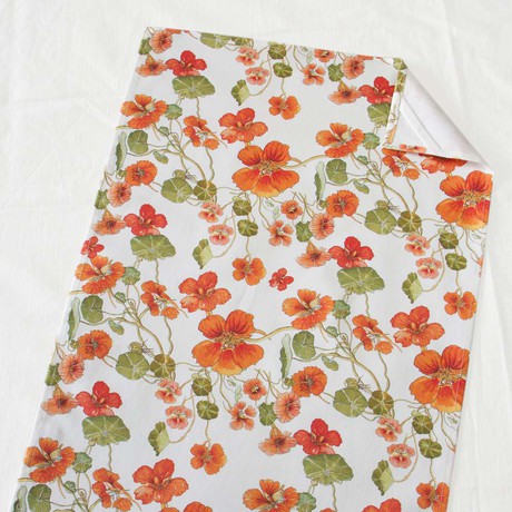 Nasturtium Cotton Tea Towel from Urbankissed