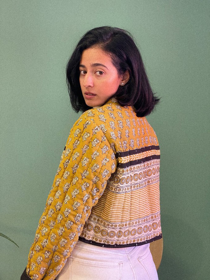 Quilted Mustard Jacket from Urbankissed