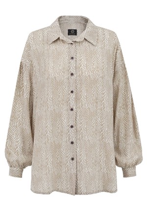 Summer Shirt Beige Print from Urbankissed