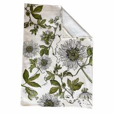 Floral Tea Towel Cotton - Passionfruit van Urbankissed