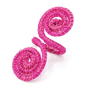 Napkin Rings Pink - Spiral (Set x 4) from Urbankissed