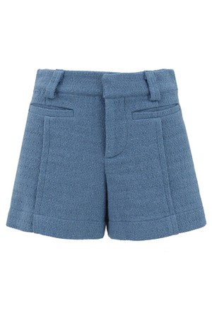 Tweed Shorts Blue from Urbankissed