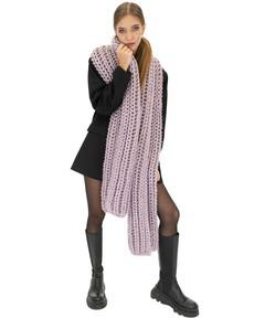 Ribbed Chunky Scarf - Lilac van Urbankissed