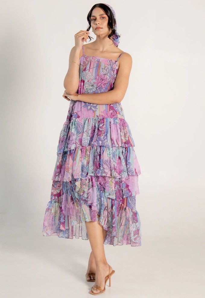 Floral Chiffon Dress from Urbankissed