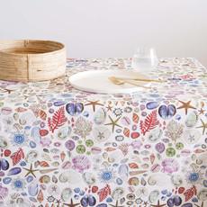 Seashell Tablecloth Cotton - Colorful van Urbankissed