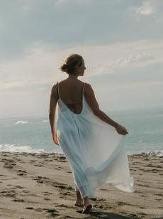 Amphitrite Dress in Ecru - Raw Finish via Urbankissed