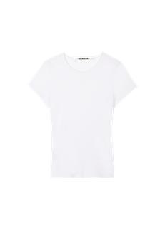 T-shirt Rib jersey slim t-shirt via Vanilia