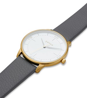 Gold & Slate Grey Watch | Aalto from Votch