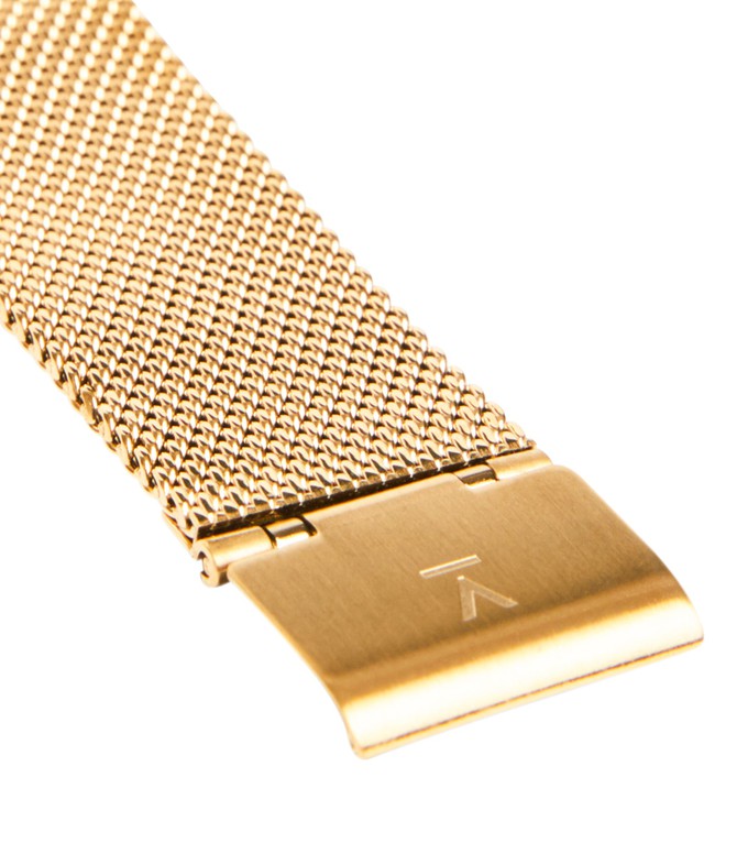 Gold & Black with Black Watch | Aalto Mesh from Votch