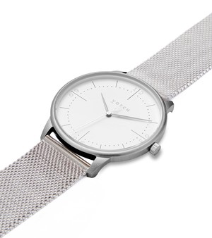 Silver & Silver Watch | Aalto Mesh from Votch