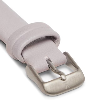 Light grey with brushed silver buckle | 16mm from Votch