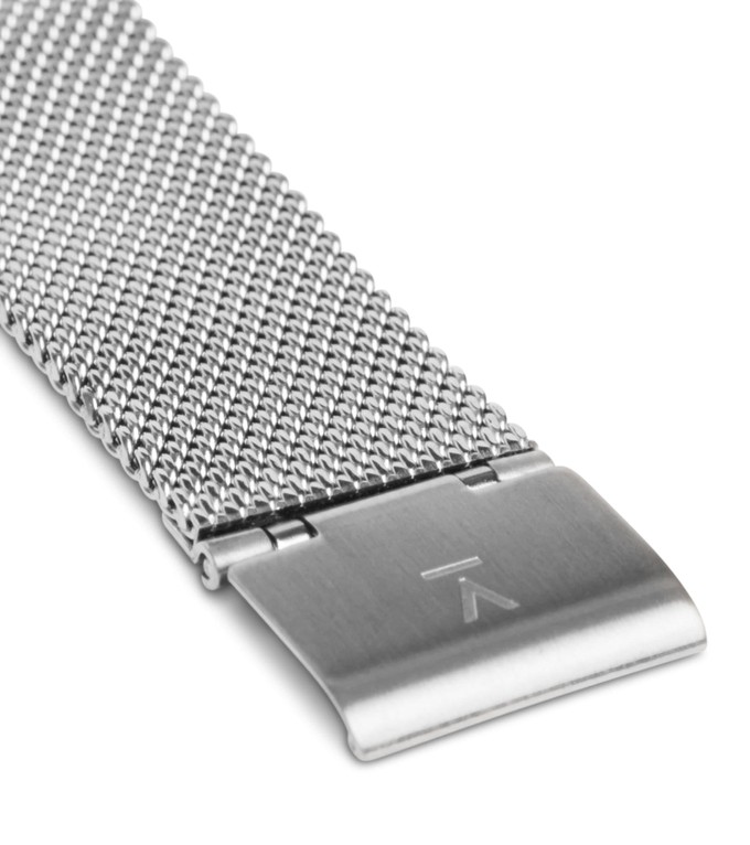 Silver & Silver Watch | Mesh Petite from Votch