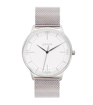 Silver & Silver Watch | Aalto Mesh from Votch