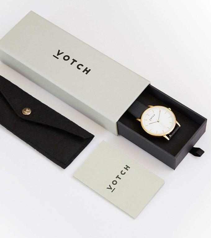 Gold & Black Watch | Petite from Votch