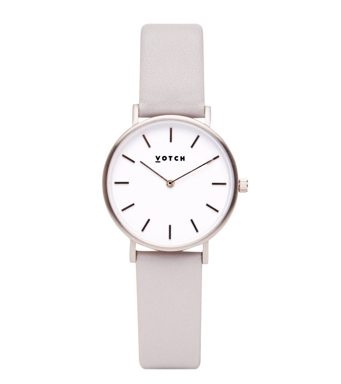 Silver & Light Grey Watch | Petite from Votch