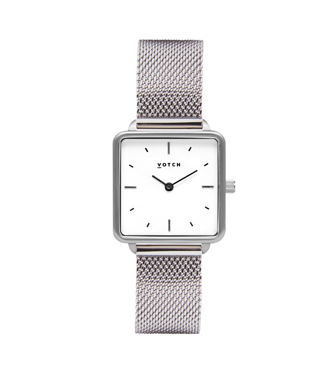 Silver & Mesh Watch | Kindred from Votch