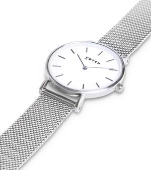 Silver & Silver Watch | Mesh Petite from Votch