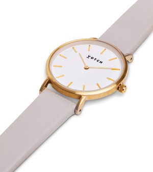 Gold & Light Grey Watch | Petite from Votch