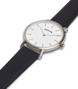Silver & Black Watch | Petite from Votch