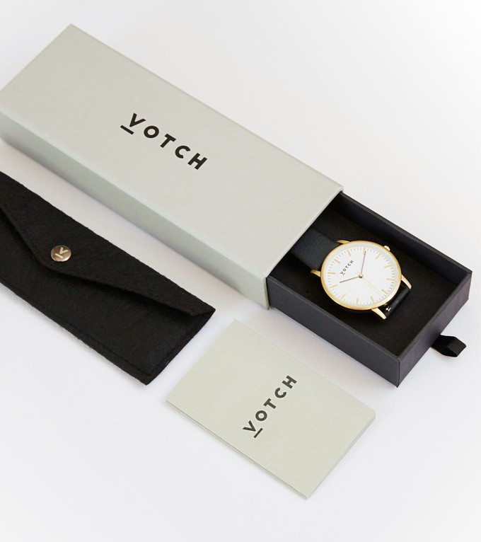 Gold & Light Grey Watch | Petite from Votch